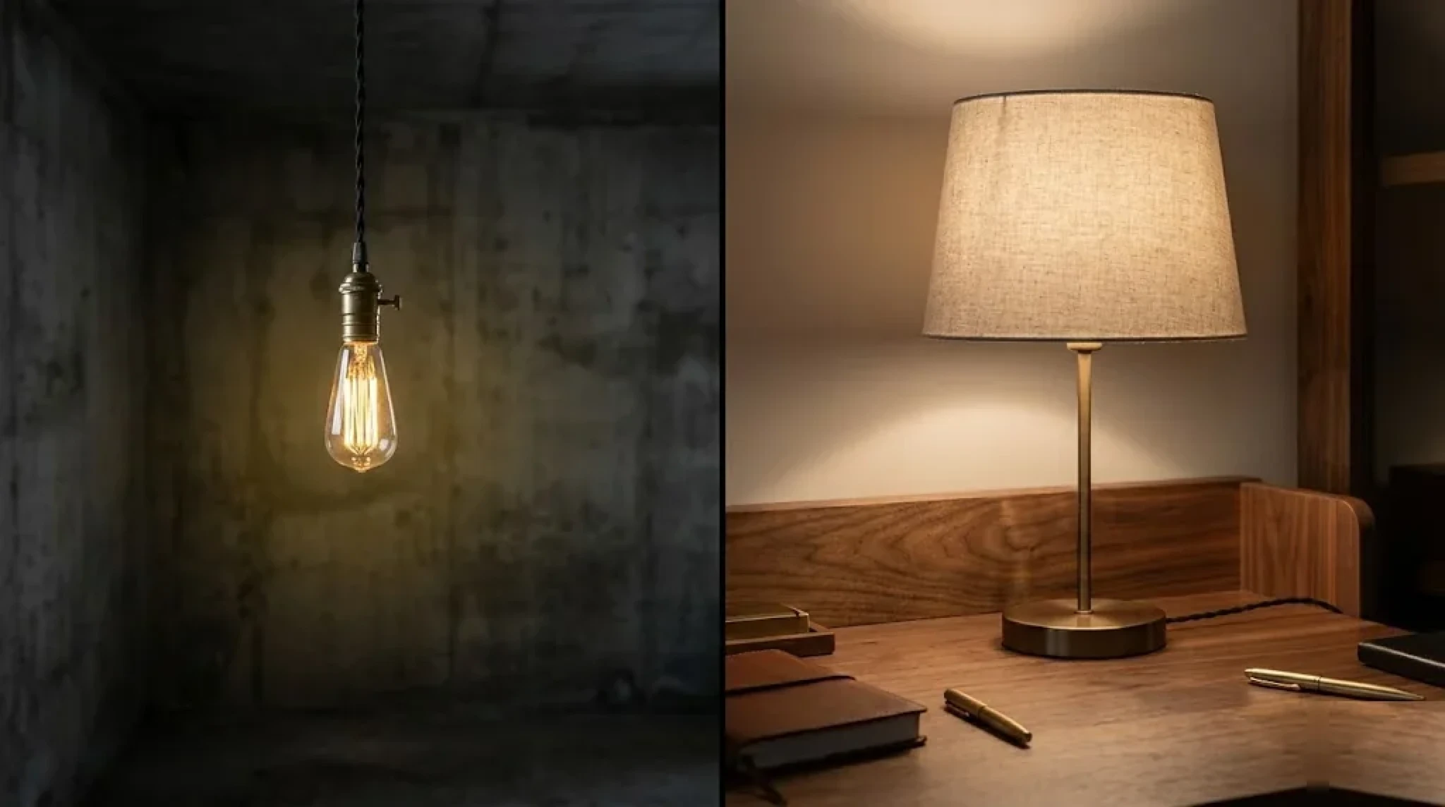 Same light source, completely different output. Context is the difference.